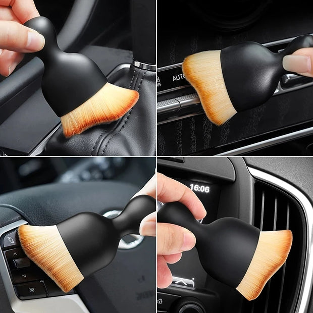 Car Interior Cleaning SoftBrush Tool Dust Remover For Hyundai Tucson I30 Santafe Accent Kona Elantra Ioniq IX35 I20 Getz I10 I40