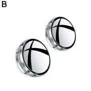 2Pcs Car Mirror HD Convex Mirror Blind Spot Auto Rearview Mirror 360 Degree Wide Angle For SUV Car Parking Rimless Mirrors