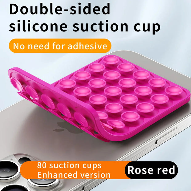 Silicone World Silicone Mobile Phone Fixing Suction Cup Car Mounted Bracket Phone Case Universal Anti Slip Suction Cup Fixed Pad