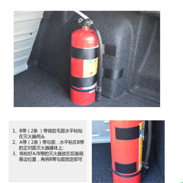 Car trunk fire extinguisher for VW Polo Golf 7 Tiguan for Skoda Octavia Karoq for SEAT Ateca Leon Ibiza