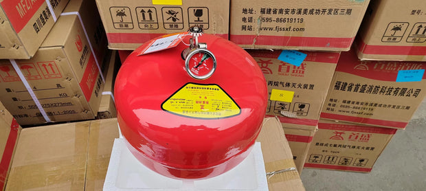 constant temperature suspension fire extinguisher temperature control automatic gas fire extinguishing device