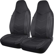 High Back Air Mesh Fabric Car Seat Covers Sporty Design Airbag Compatible Fit For Most Car Suv Truck Van Seat Cushion