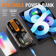 Car 6000A Portable 12V  Jump Starter Power Bank 12V Auto Battery Charger Booster Starting Device