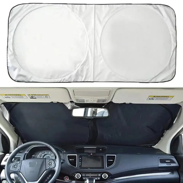 Car Window Sunshade Cover Sun Shade Windshield Visor Protector Windscreen Folding Auto UV Protection Curtain Styling Accessories