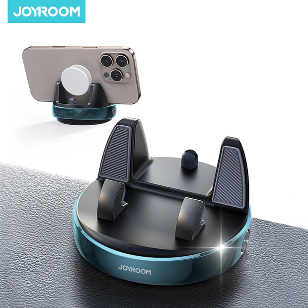 Joyroom Dashboard Car Phone Mount Holder Mini One-Handed Operation Car Navigation Holder For 4.7-7'' Phones 360° Rotation