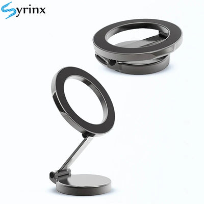 Car Magnetic Folding Phone Holder 360 Degree Rotation Phone Mount Suction Cup Car Navigation Phone Holder AntiShake Bracket