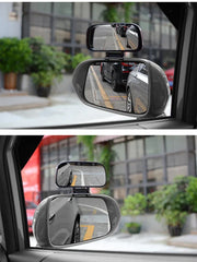 Rear view mirror with blind spot mirror, reverse assist mirror coach car universal observation 3R small round mirror Accessories