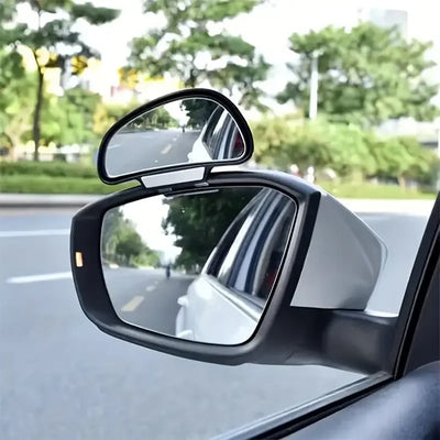 Car Blind Spot Mirror 360 Degree Adjustable Wide Angle Side Rear Mirrors Blind Spot for Parking Auxiliary Rear View Mirror