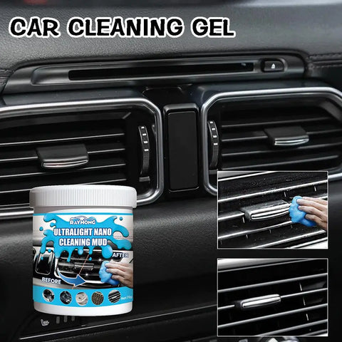 Car Cleaning Gel Air Vent Magic Dust Cleaner Gel Office Wash Mud Removal Rubber Auto Interior Cleaning