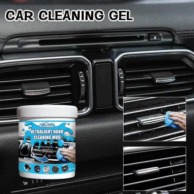 Car Cleaning Gel Air Vent Magic Dust Cleaner Gel Office Wash Mud Removal Rubber Auto Interior Cleaning