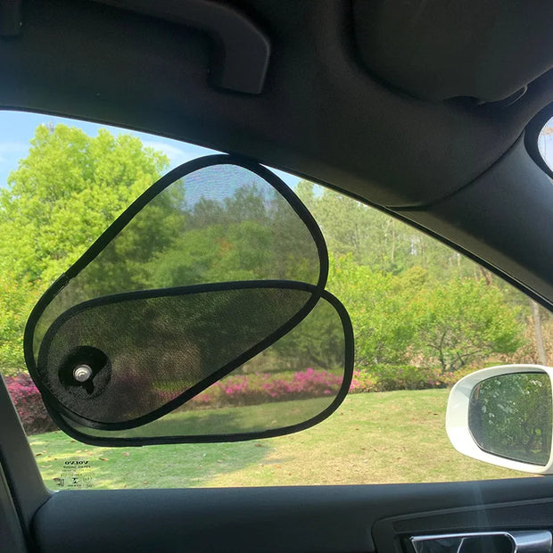 Car Side Window Adjustable Sunshade Sunscreen Cooling Does Not Block The Line of Sight Durable Sun Protection Black Sun Visor