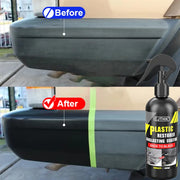 Car Plastic Restorer Coating Agent Auto Plastic Rubber Exterior Repair Clean Refresh Restoration Agent Black Shine Seal Brighten