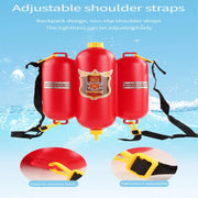 Firefighter Toy Fire Backpack Water Gun Large Capacity Water Gun Fireman Role Play Pool Toys Fire Extinguisher Watergun