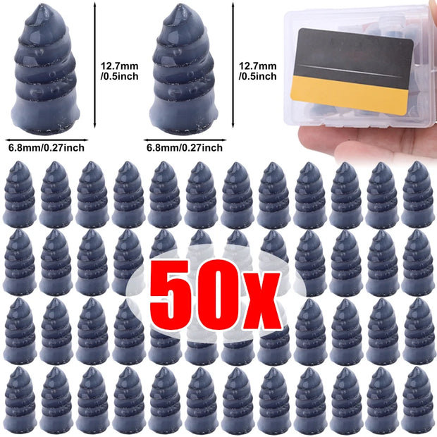 Car Vacuum Tyre Repair Nail 50/100pcs Motorcycle Truck Scooter Bike Tire Puncture Repair Tubeless Tools for Car Tire Repair Tool