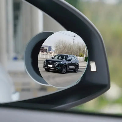 360 Degree Car Blind Spot Rear View Mirror Wide Angle Adjustable Small Round Mirror Car Reverse Auxiliary Rearview Convex Mirror