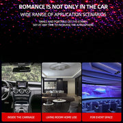 1pcs Car Interior Lights Roof Star Light USB LED Starry Atmosphere  Projector Decoration Night Party Decor Galaxy Light