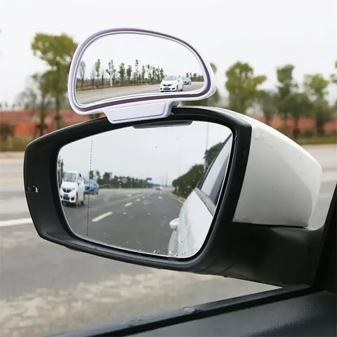 Car Blind Spot Mirror 360 Degree Adjustable Wide Angle Side Rear Mirrors Blind Spot for Parking Auxiliary Rear View Mirror