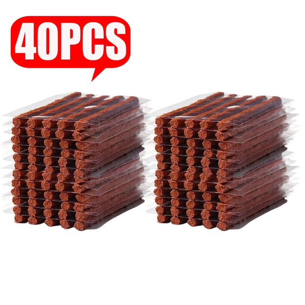 5-50PCS Tire Repair Strips Tubeless Rubber Stiring Glue Seals for Car Motorcycle Bike Tyre Puncture Repairing Tools Accessories