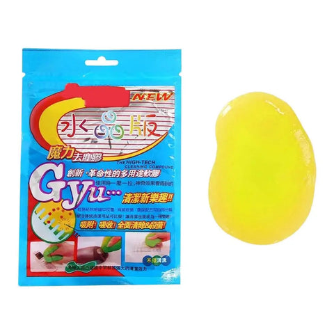 4-colours Car Cleaning Gel Reusable Keyboard Cleaner Gel Multiuse Automobile Slime Removal Gel Dirt Tool Cleaner Air Vent Dust