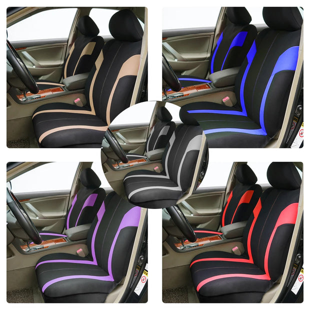 AUTO PLUS Car Seat Covers Universal Fit For Most Car SUV Truck Breathable Mesh Fabric Seat Covers For Car Accessories Interior