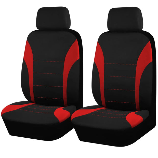 Universal Car Seat Covers Polyester Fabric Fit For Most Car Suv Truck With Airbag Compatible Car Accessories Interior Seat Cover