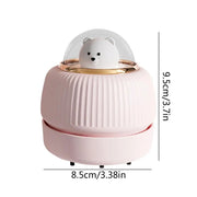 Mini Space Bear Wireless Handheld Vacuum Cleaner Office Desk Keyboard Vacuum Cleaner Household Portable Desktop Vacuum Cleaner