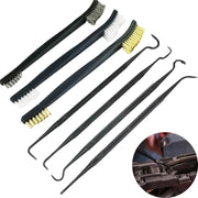 Multipurpose Car Detailing Cleaning Tool Accessories Wire Brushes and 4 Nylon Picks and Brush Set  Car Detailing  car cleaning