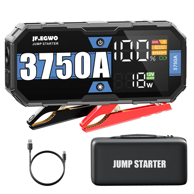 Car 6000A Portable 12V  Jump Starter Power Bank 12V Auto Battery Charger Booster Starting Device