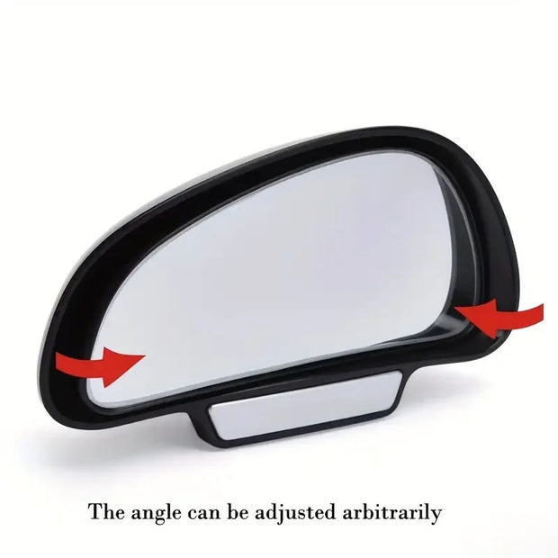 Car Blind Spot Mirror 360 Degree Adjustable Wide Angle Side Rear Mirrors Blind Spot for Parking Auxiliary Rear View Mirror