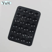 5Pcs Silicone Suction Phone Holder Multifunctional Suction Cup Mat Wall Stand Anti-Slip Single Sided Case Mount Back Stickers