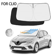 For Renault Clio 2 3 4 5 2015-2021 2022 2023 Car Windshield Sunshade Cover Front Window Sun Shade Visor Car Interior Accessories