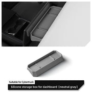 For Tesla Cybertruck 2024 Car Dashboard Storage Box Central Control Screen Rear Storage Tray Auto Interior Accessories 1pc