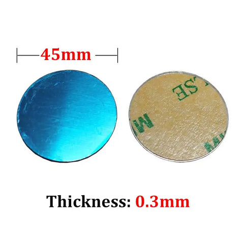 JCD 10Pcs 20/25/30/35/40/45/50mm Metal Plate Disk Iron Sheet For Magnet Mobile Phone Holder For Magnetic Car Phone Stand Holde