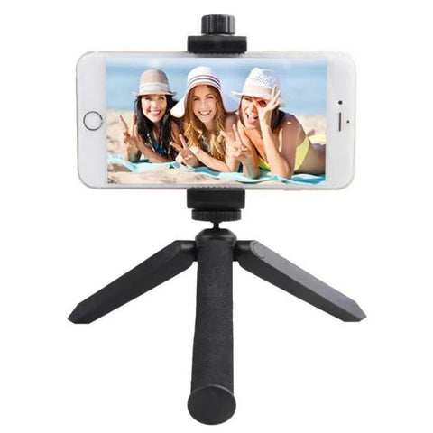 Tripod Phone Holder Mount Adapter with 1/4 Inch Screw Mobile Smartphone Clip Support Cellphone Clamp Support for Iphone Samsung