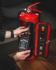 New Fire Extinguisher Mini Bar Novelty Wine Storage Box New Year Birthday Gift For Whisky Loving Fireman Metal Organizer Box