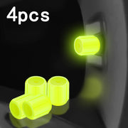 Luminous Tire Valve Caps 6 Colors Car Motorcycle Glowing Valve Cover Car Tire Wheel Hub Styling Tool Auto Accessories 4/8/20pcs