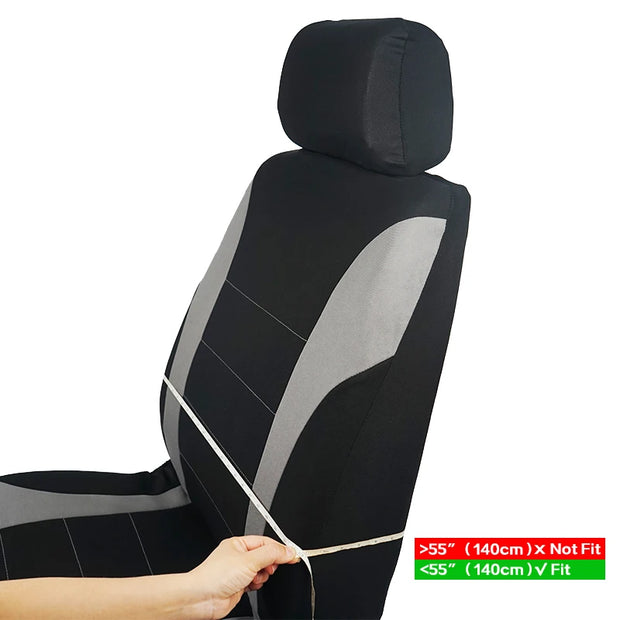 Universal Car Seat Covers Polyester Fabric Fit For Most Car Suv Truck With Airbag Compatible Car Accessories Interior Seat Cover