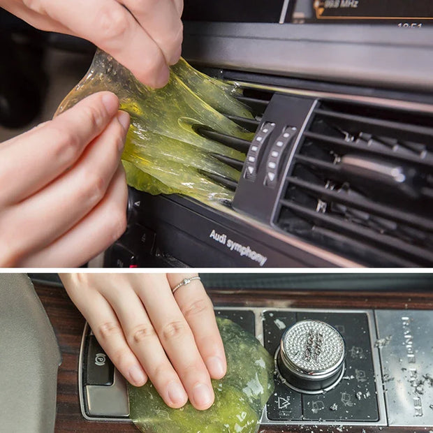 Car Interior Cleaning Glue Gel Slime Dust Clean Clay Auto Vent Magic Dust Remover Glue Computer Keyboard Dirt Cleaner