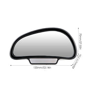 Car Blind Spot Mirror 360-degree Adjustable Blindspot Mirror Side Mirror Rearview Auxiliary Mirror Driving Safety For Cars SUVs