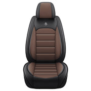 PU Leather Front Car Seat Covers Airbag Compatible Four Season Universal Fit Most Car SUV Car Accessories Full Set Car SeatCover