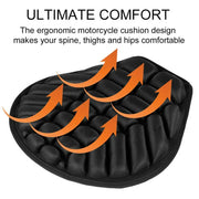 Motorcycle Seat Cushion Black Foam Soft Comfortable Breathable Seat Covers Mats Motorcycles Electric Bike Accessories