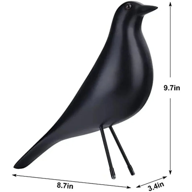 1pc Bird Figurine Resin Bird Statue Sculpture Modern Minimalist Bird Decorative Ornaments for Living Room Bedroom Office Decor