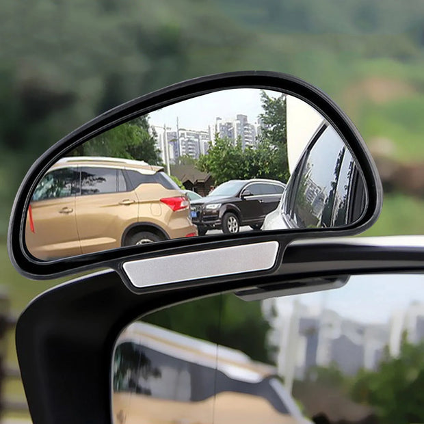 Car Blind Spot Mirror 360-degree Adjustable Blindspot Mirror Side Mirror Rearview Auxiliary Mirror Driving Safety For Cars SUVs