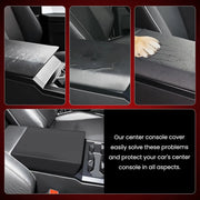 For Tesla Cybertruck 2023 2024 2025 TPE Armrest Box Protective Cover Armrest Box Cover Non-slip Car Auto Interior Accessories