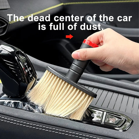 SEAMETAL Car Interior Cleaning Brush Soft Bristles Dust Removal Brush Auto Air Outlet Gaps Duster for Car Detailing Clean Tool