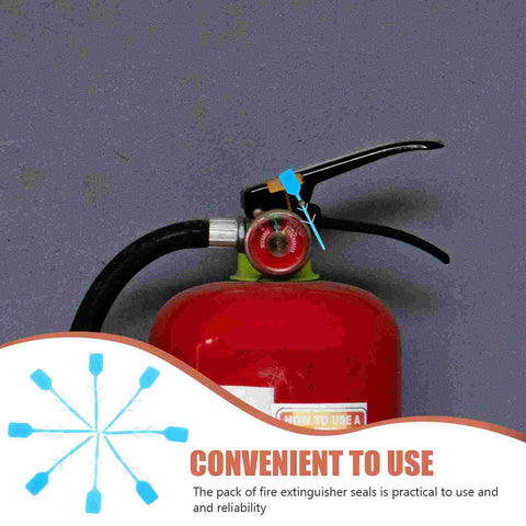 200 Pcs Fire Extinguisher Plastic Seal Security Seals Accessory Accessories Pull Pins Tamper Lock for Extinguishers Supply