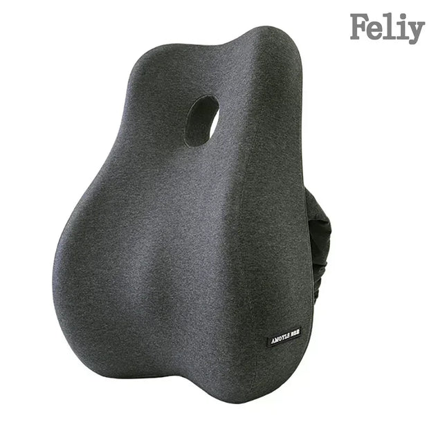 Memory Foam Office Chair Cushion Car Seat Support Waist Pillow Massage Lumbar Pain Relief Cushion Slow Rebound Orthopedic Pillow