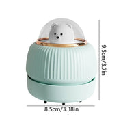 Mini Space Bear Wireless Handheld Vacuum Cleaner Office Desk Keyboard Vacuum Cleaner Household Portable Desktop Vacuum Cleaner