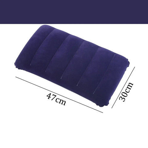 Air Cushion Pillows Outdoor Camping Folding Square lnflatable Pillows Travel Backrest Plane Head Rest  pillow camping