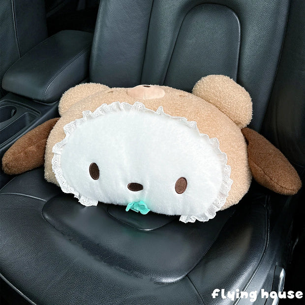 Sanrio Hello Kitty Headrest Cushion Car Seat Cartoon Kuromi My Melody Cinnamoroll Pom Pom Purin Pillow Comfortable Home Decor